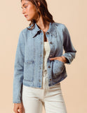 Scalloped Denim Jacket