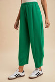 Grass is Greener Knit Barrel Leg Pants