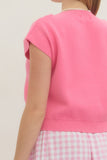 Pink Gingham Twofer Dress- 2 Pieces, 1 Price
