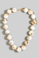 Large Resin Ball Beaded Necklace 3 Colors