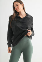 Duality Mineral Washed Waffle Knit Top