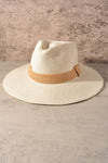 Straw Band Cowboy Sun Hat Natural