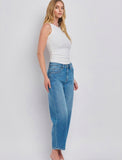 High Rise Barrel Leg Jeans