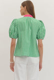 Gingham in Green