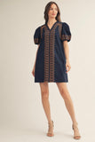 Thea Dress Navy