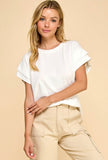 Double Dutch Top Ivory