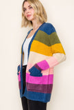 Sunset Striped Cardigan