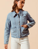 Scalloped Denim Jacket