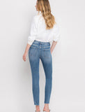 High Rise Skinny Ankle Jeans Medium Wash