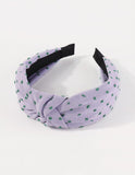 Fabric Polkadot Top Knot Headband 4 Colors