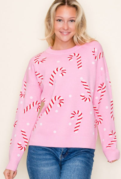 Candy Cane Sweater