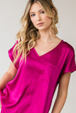 Alexandria Top Magenta