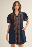 Thea Dress Navy
