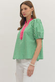 Gingham in Green