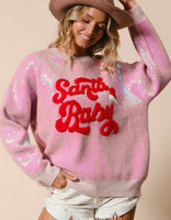 Santa Baby Sequin Sweater