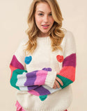 Crochet Hearts Sweater