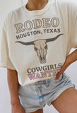 Rodeo Houston, Texas Oversized Graphic Tee