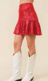 Holidaze Skirt- Red