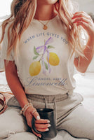 Make Limoncello Graphic Tee Ash Grey
