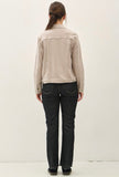 Soft Knit Denim Jacket – Stone