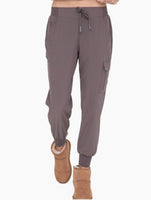 High Waisted Side Pocket Joggers