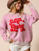 Santa Baby Sequin Sweater