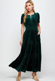Garden Dreams Velvet Dress