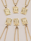 Petite Initial Charm Necklace