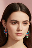 CHRISTMAS NUTCRACKER ENAMEL EARRINGS