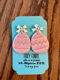 Clay Easter Egg Earrings- 8 Styles