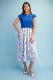 Blueberries Midi Dress