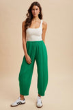 Grass is Greener Knit Barrel Leg Pants