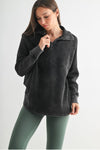 Duality Mineral Washed Waffle Knit Top