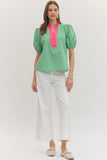 Gingham in Green