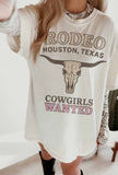 Rodeo Houston, Texas Oversized Graphic Tee
