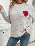 Heart Patch Sweater