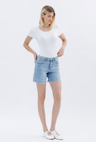 High Rise Midi Shorts- 6” Inseam