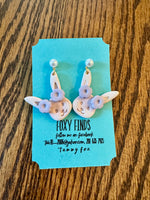 Clay Easter Bunny Earrings- 5 Styles