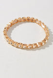 Clear Rhinestone Stretch Bracelet