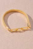 Oval Link Metal Bracelet