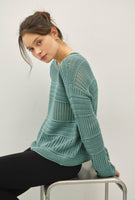 Fisherman Crochet Sweater