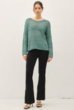 Fisherman Crochet Sweater