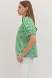 Gingham in Green
