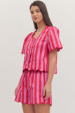 Scallops and Stripes Top