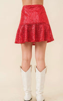 Holidaze Skirt- Red