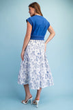 Blueberries Midi Dress