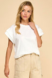 Double Dutch Top Ivory
