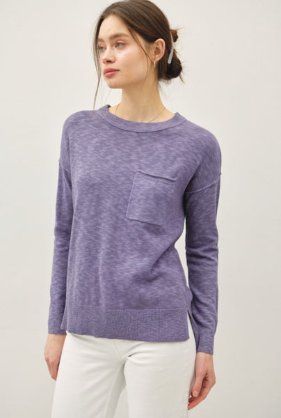 Dusk Slub Knit Sweater