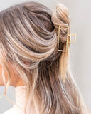 Gold Metal Medium Hair Clip 3 Styles