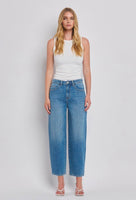 High Rise Barrel Leg Jeans